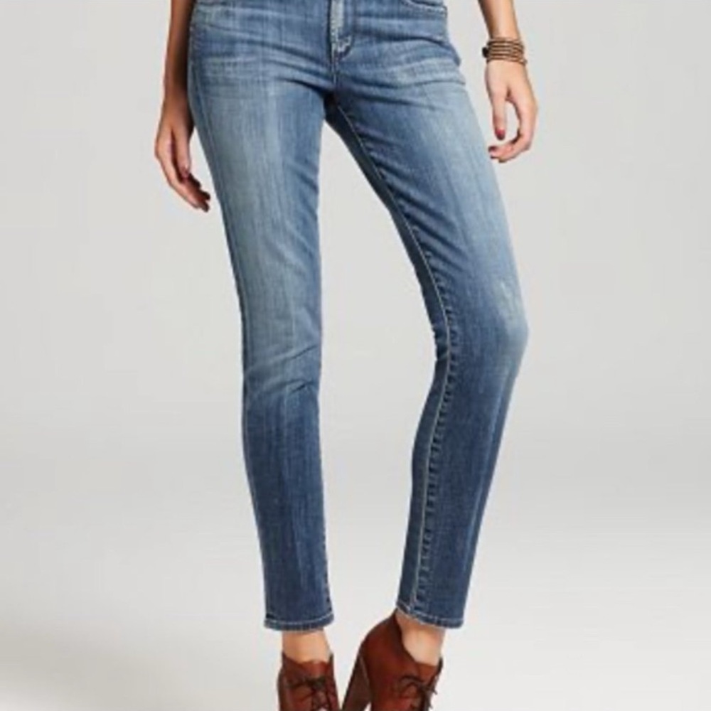 Citizens of Humanity Thompson Distressed Low Rise Skinny Ankle Jeans Size 25